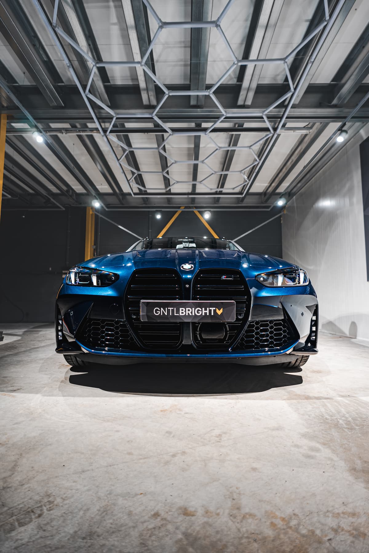 BMW M3 Touring with ceramic coating front view