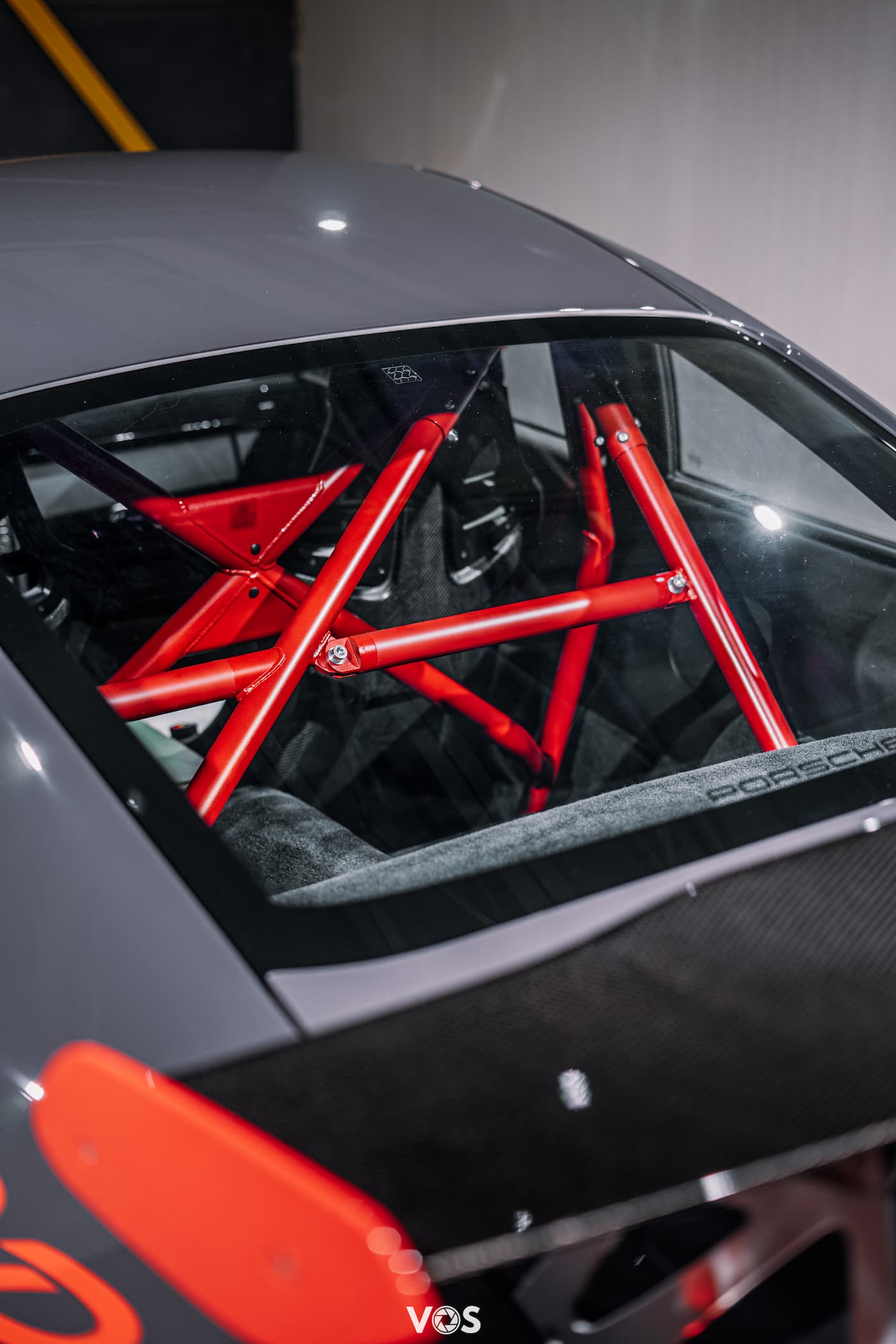 Porsche 997 GT3 RS detailing rear window detail