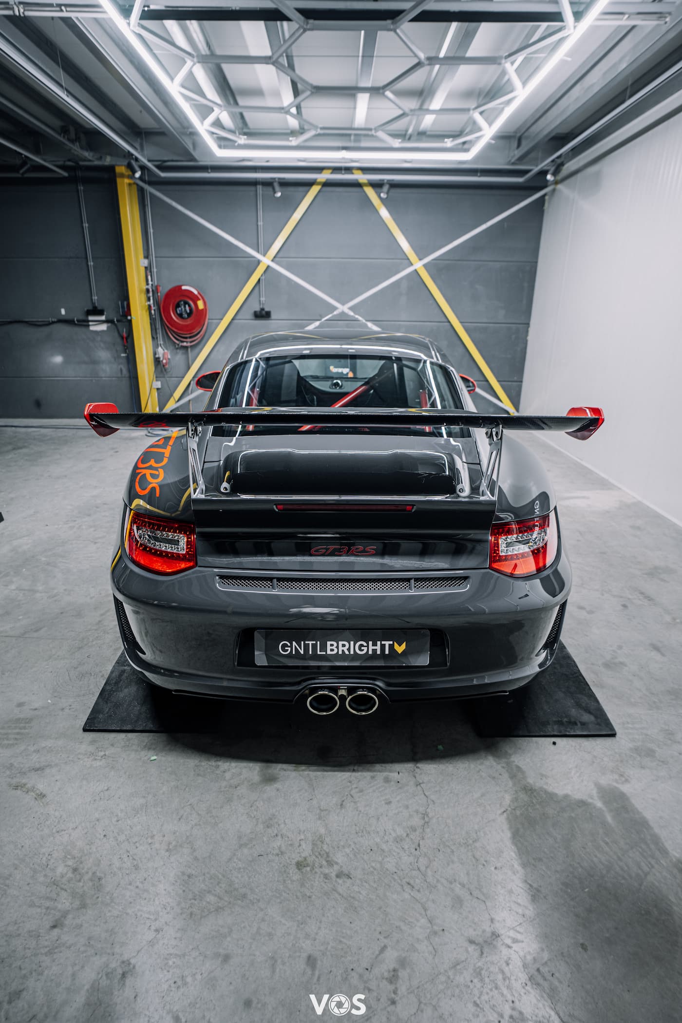 Porsche 997 GT3 RS detailing rear view