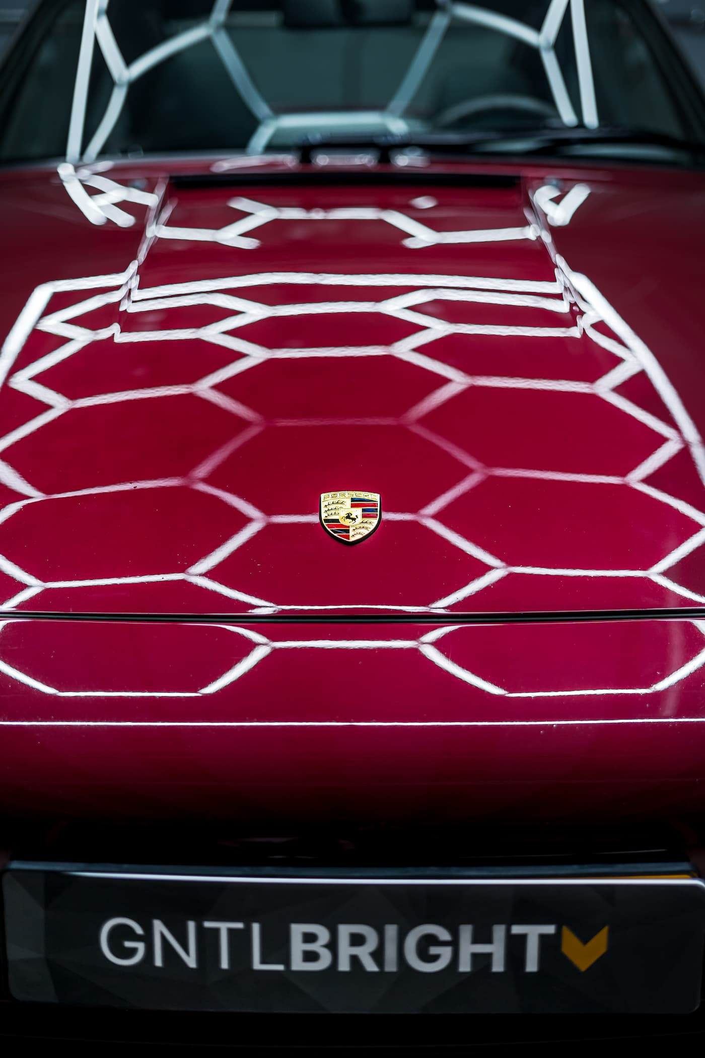 Porsche 993 Tagra detailing met keramische coating motorkap