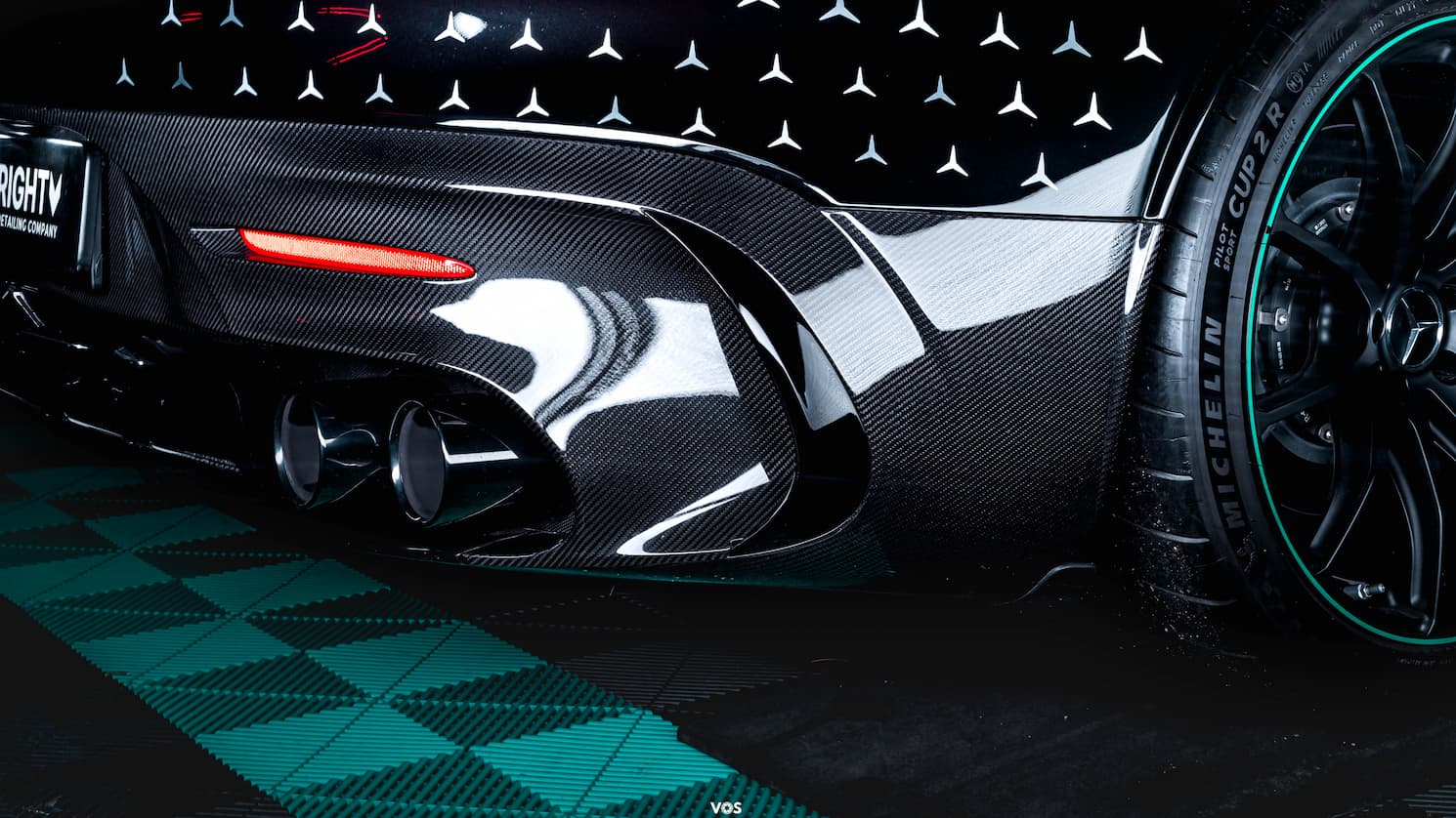 Mercedes AMG GT Black Series P One Edition achterbumper met ppf