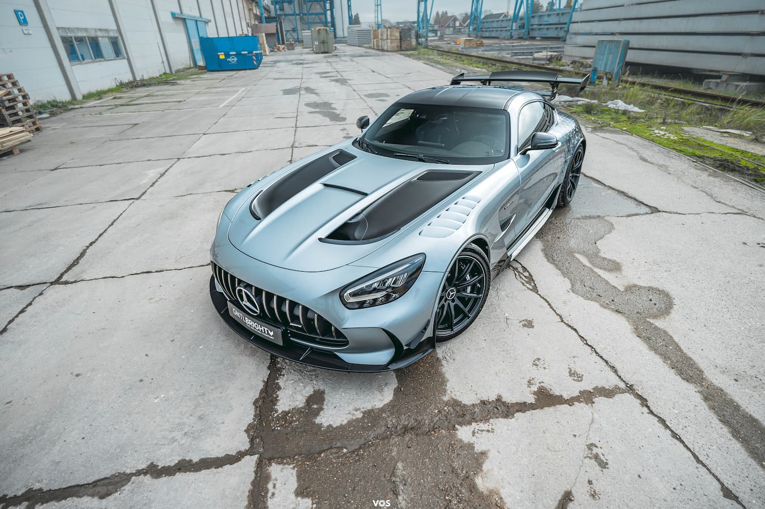 Mercedes AMG GT Black Series P One Edition met PPF vooraanzicht links