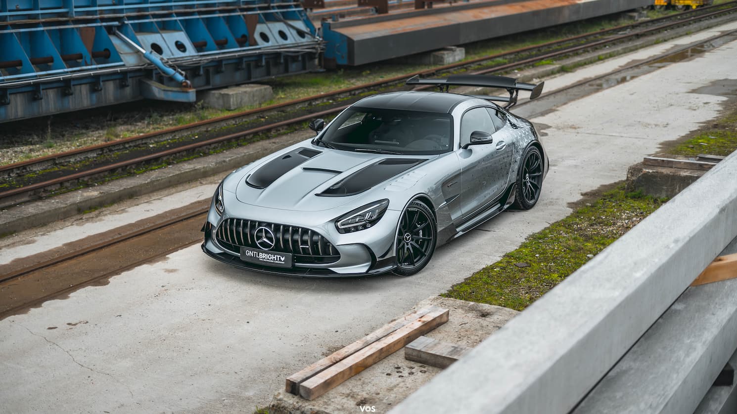 Mercedes AMG GT Black Series P One Edition met PPF vooraanzicht links