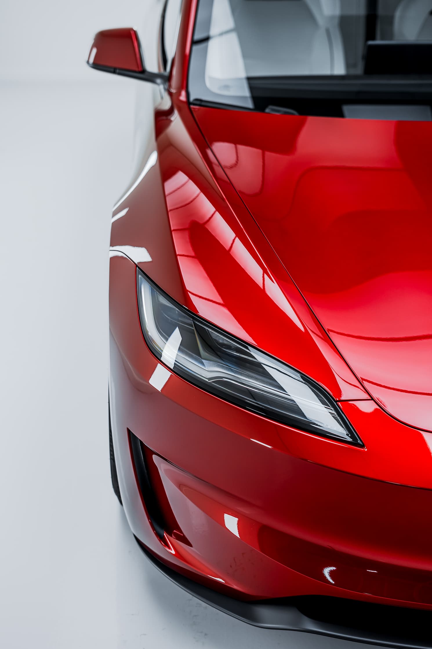 Tesla Model 3 with Full Protection PPF front view detail