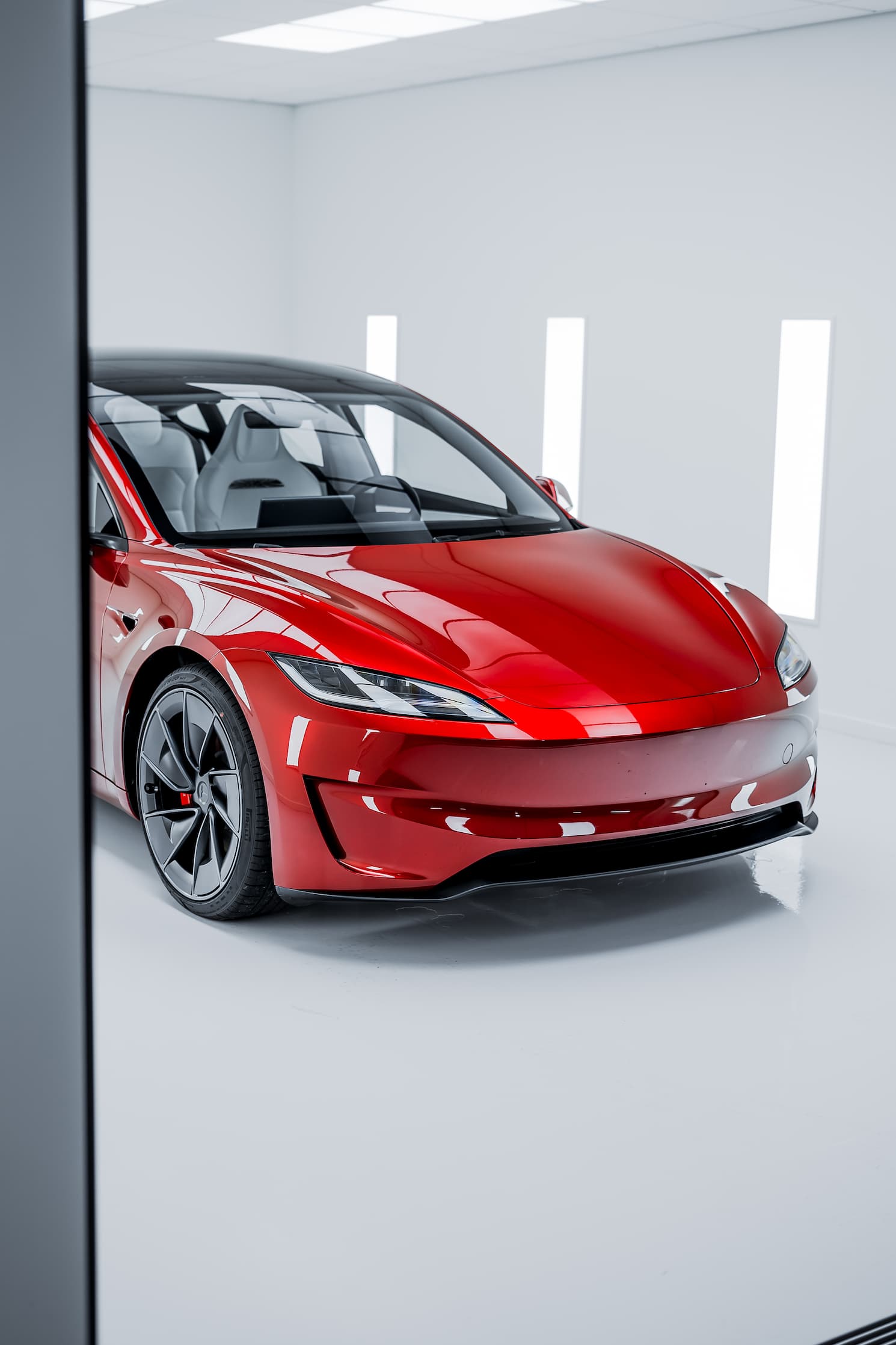 Tesla Model 3 with Full Protection PPF front right view