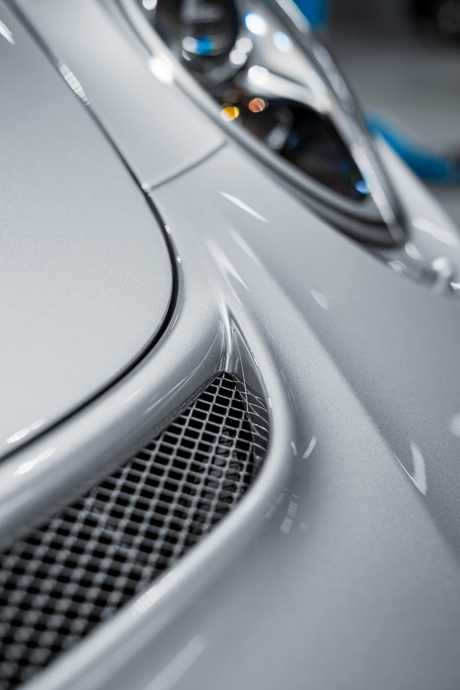 Porsche 911 Speedster met Front Protection PPF motorkap rooster detail