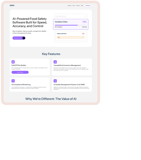 AI-Powered HACCP Builder