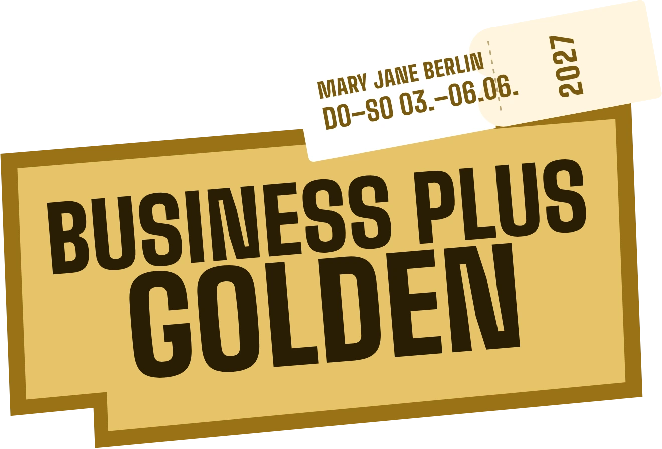 Business plus Golden