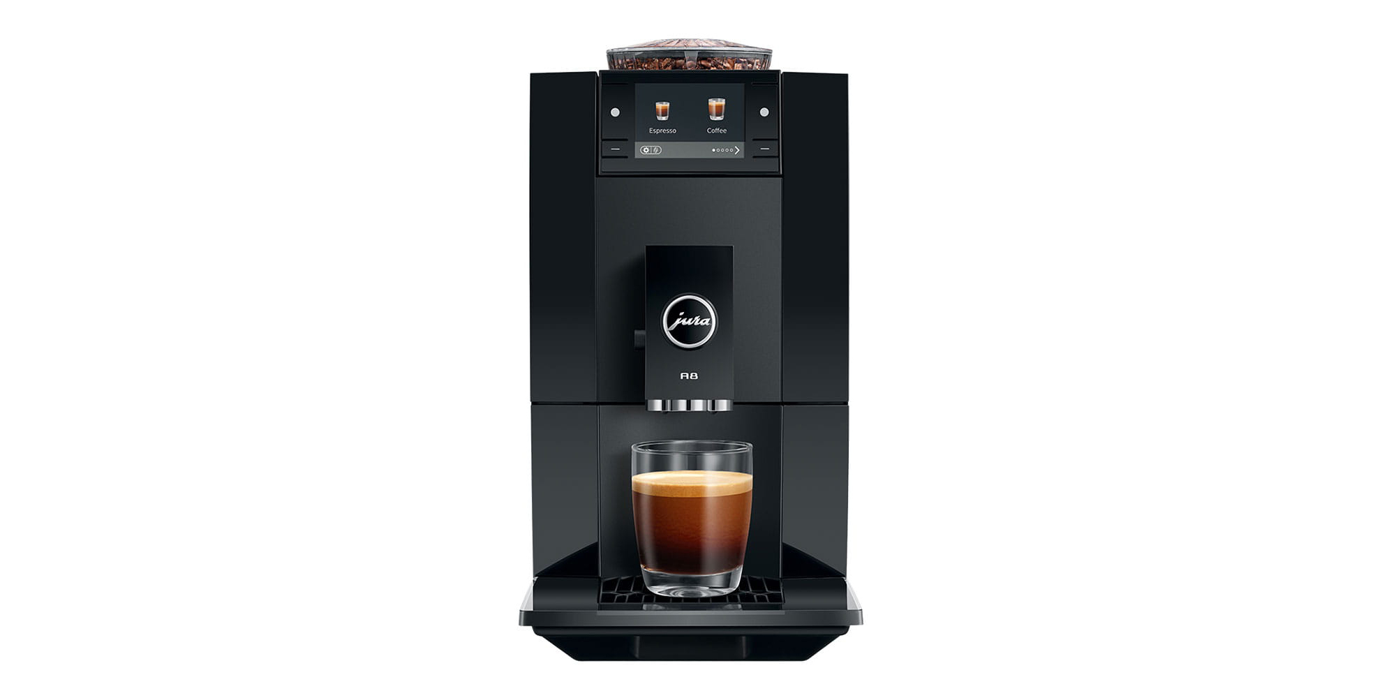 JURA A8 automatic coffee machine designed by REFRAME Design.