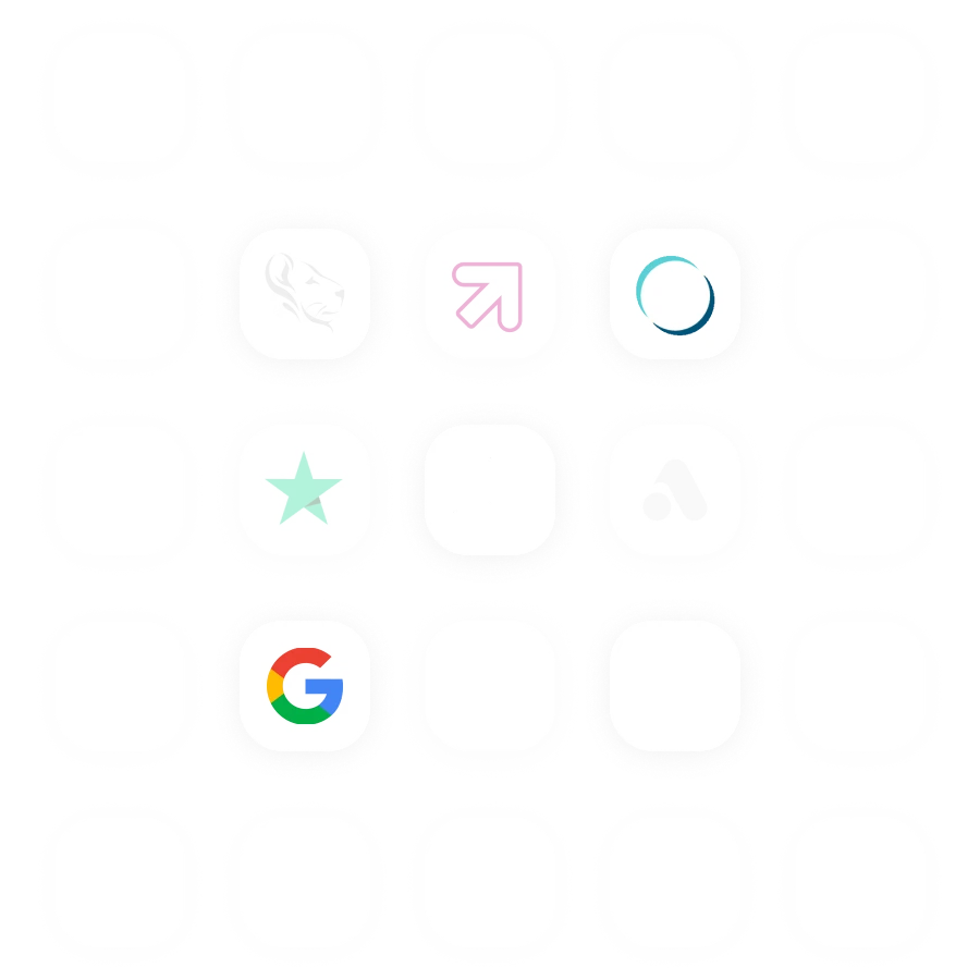 A graphic showing the logos of different tech companies with Shopify at the centre