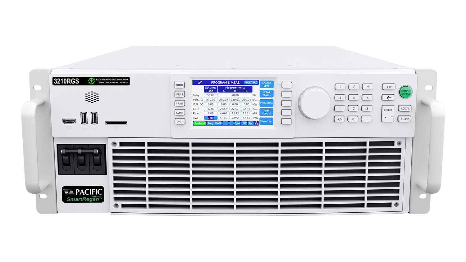 Pacific Power Source RGS Series regenerative grid simulator