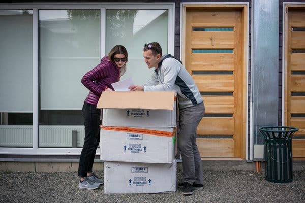 The bars were shipped in boxes to Chile. Each bar contains all the protein, fiber, vitamins, fat and calories that O’Brady expects to need in a day.