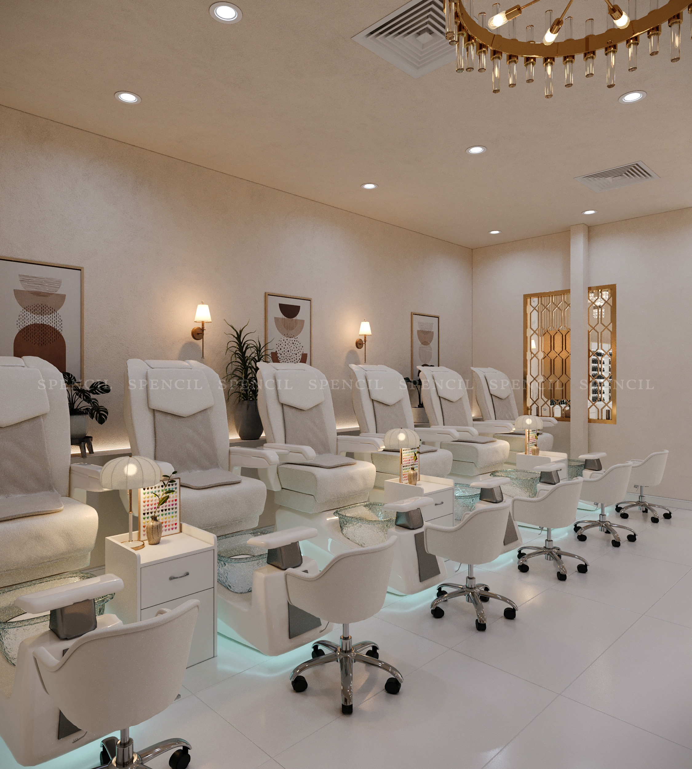 Mẫu pedicure chair mỹ nhập khẩu cao cấp đạt tiêu chuẩn an toàn kỹ thuật