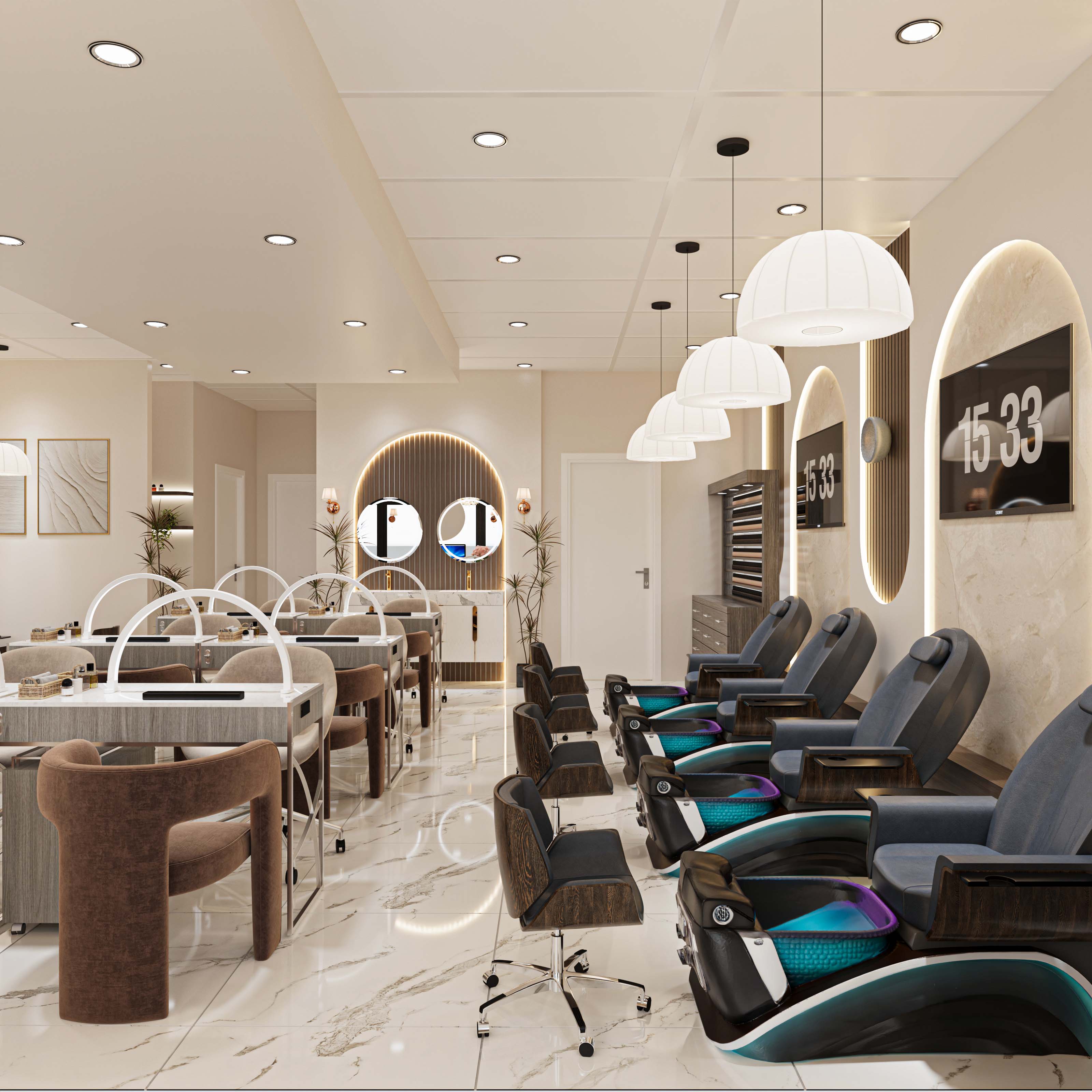 Ghế pedicure giúp nâng cao trải nghiệm khách hàng trong tiệm nail