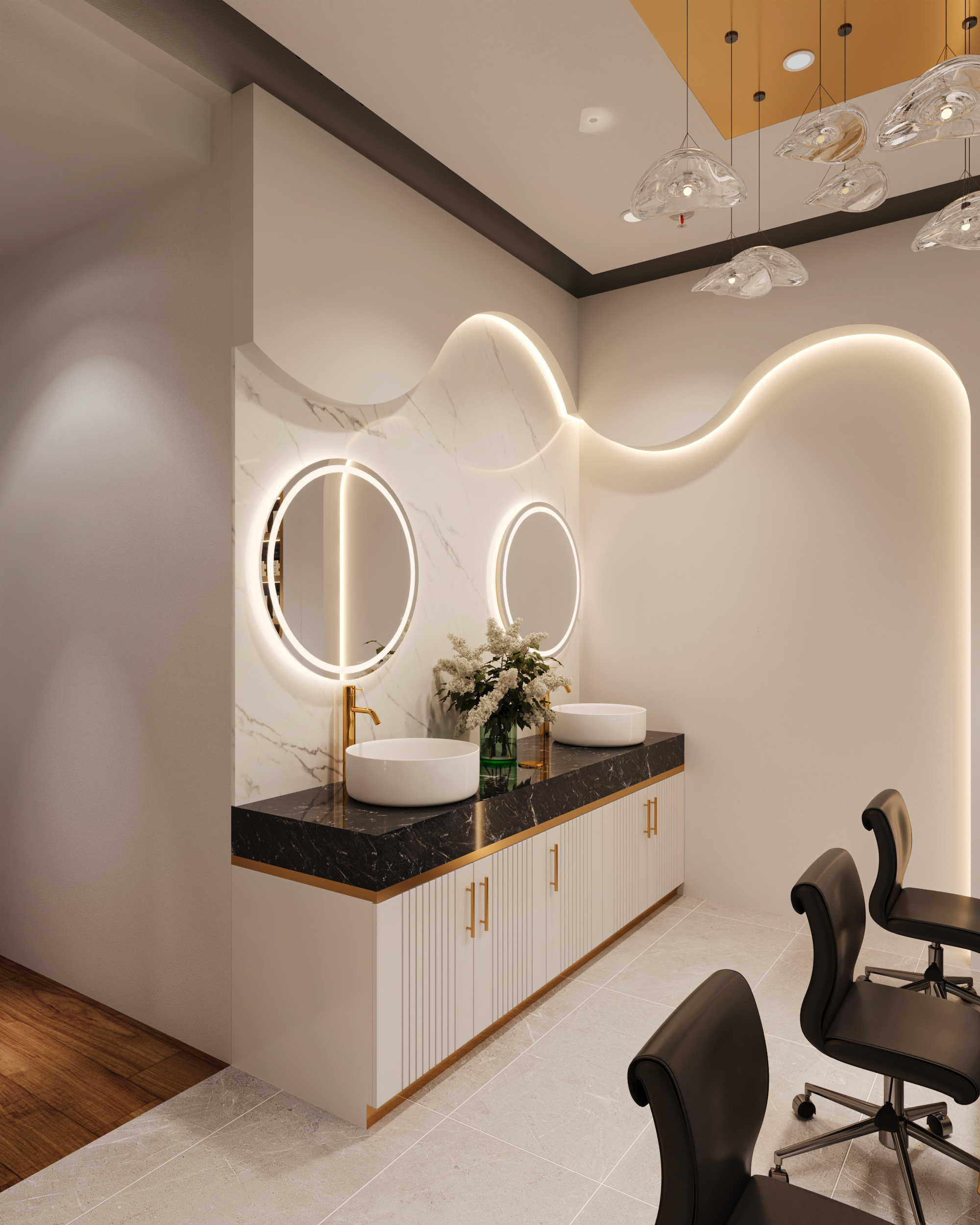 Xu hướng thiết kế tiệm nail 2026 tại Mỹ nail salon aesthetic hiện đại