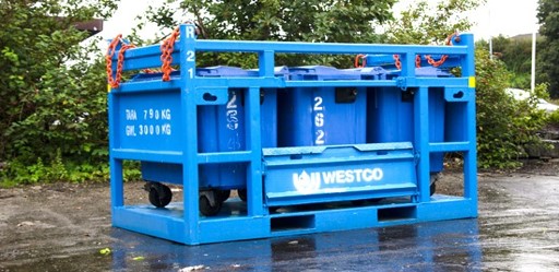 Offshore rack for tre trilledunker