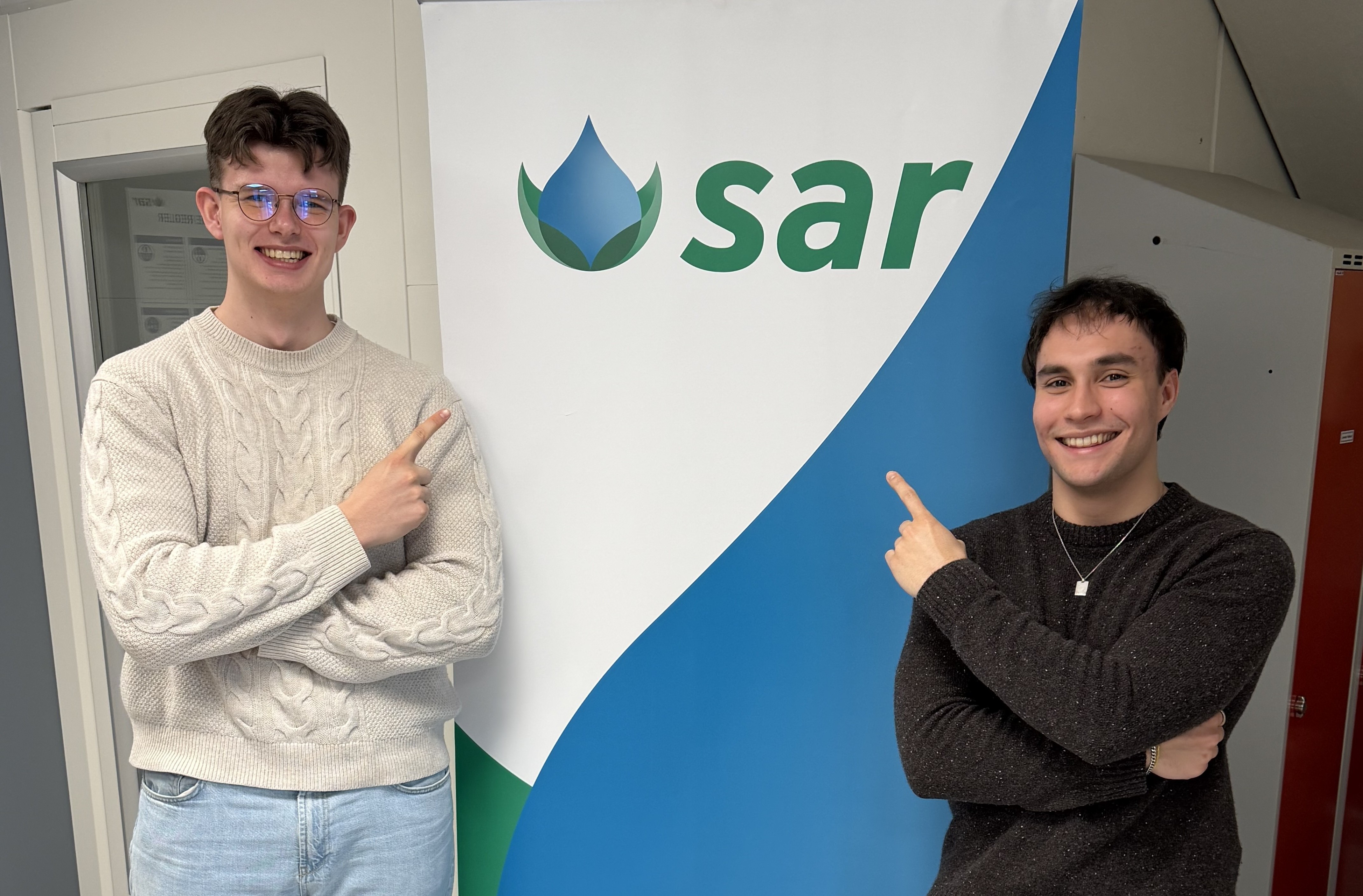 Bilde av Lucas og Lars Erik