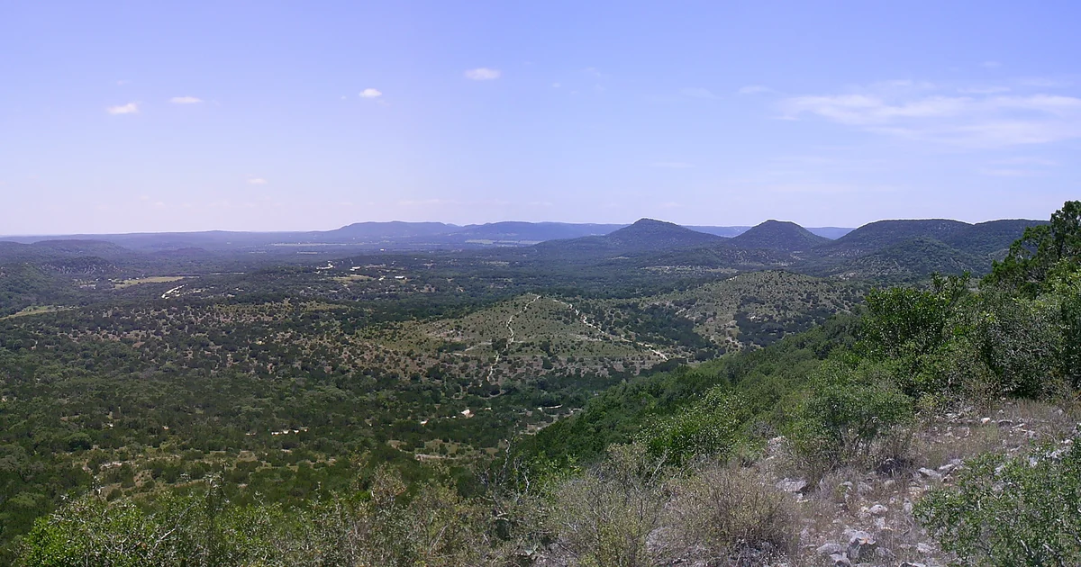 Texas Hill Country panorama