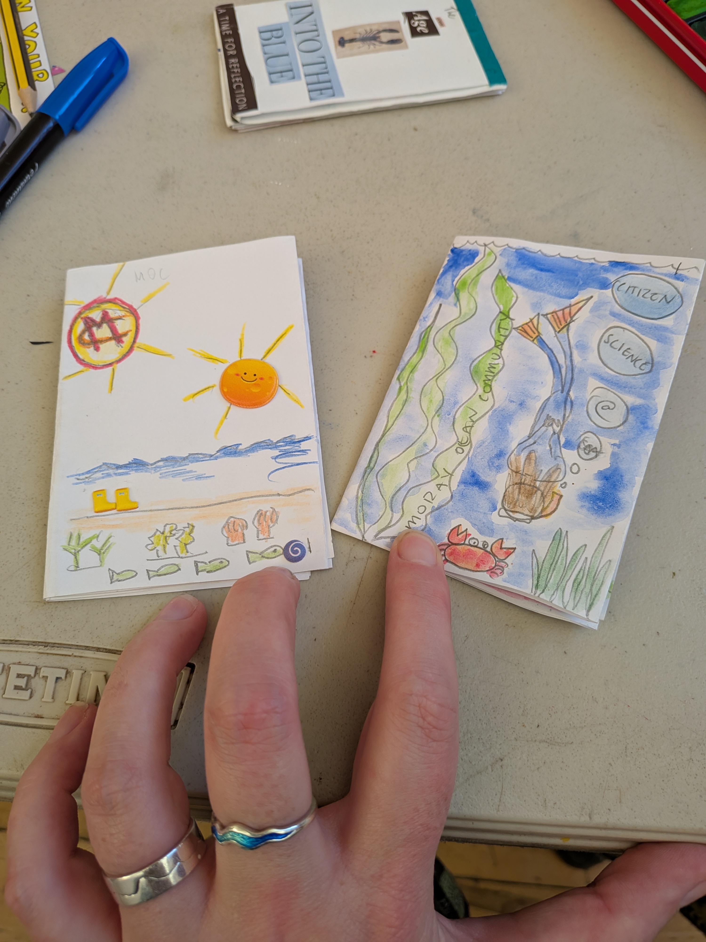 Never too old to learn new tricks, making a Zine.