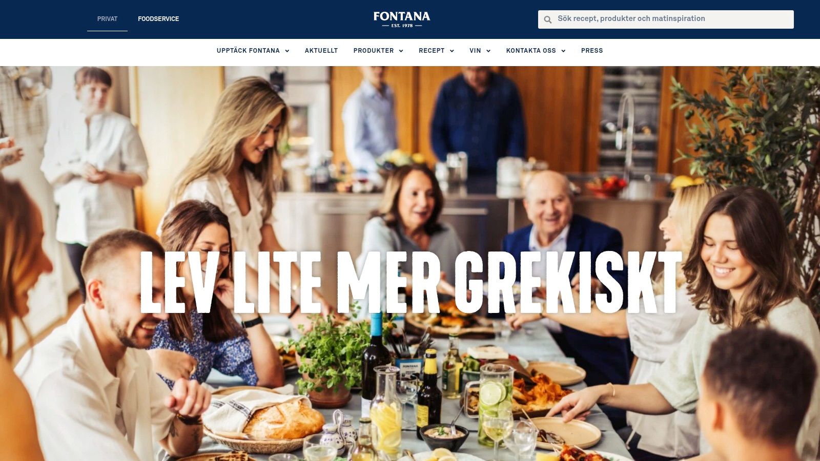 Fontana – Officiell webbplats