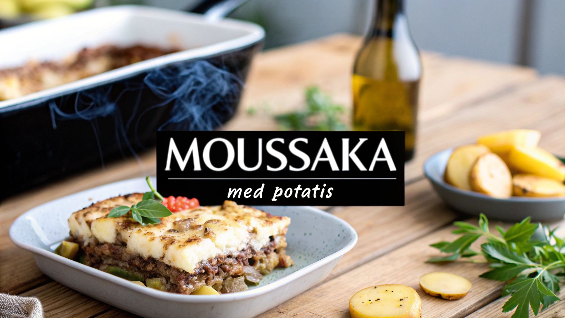 Så lyckas du med moussaka med potatis