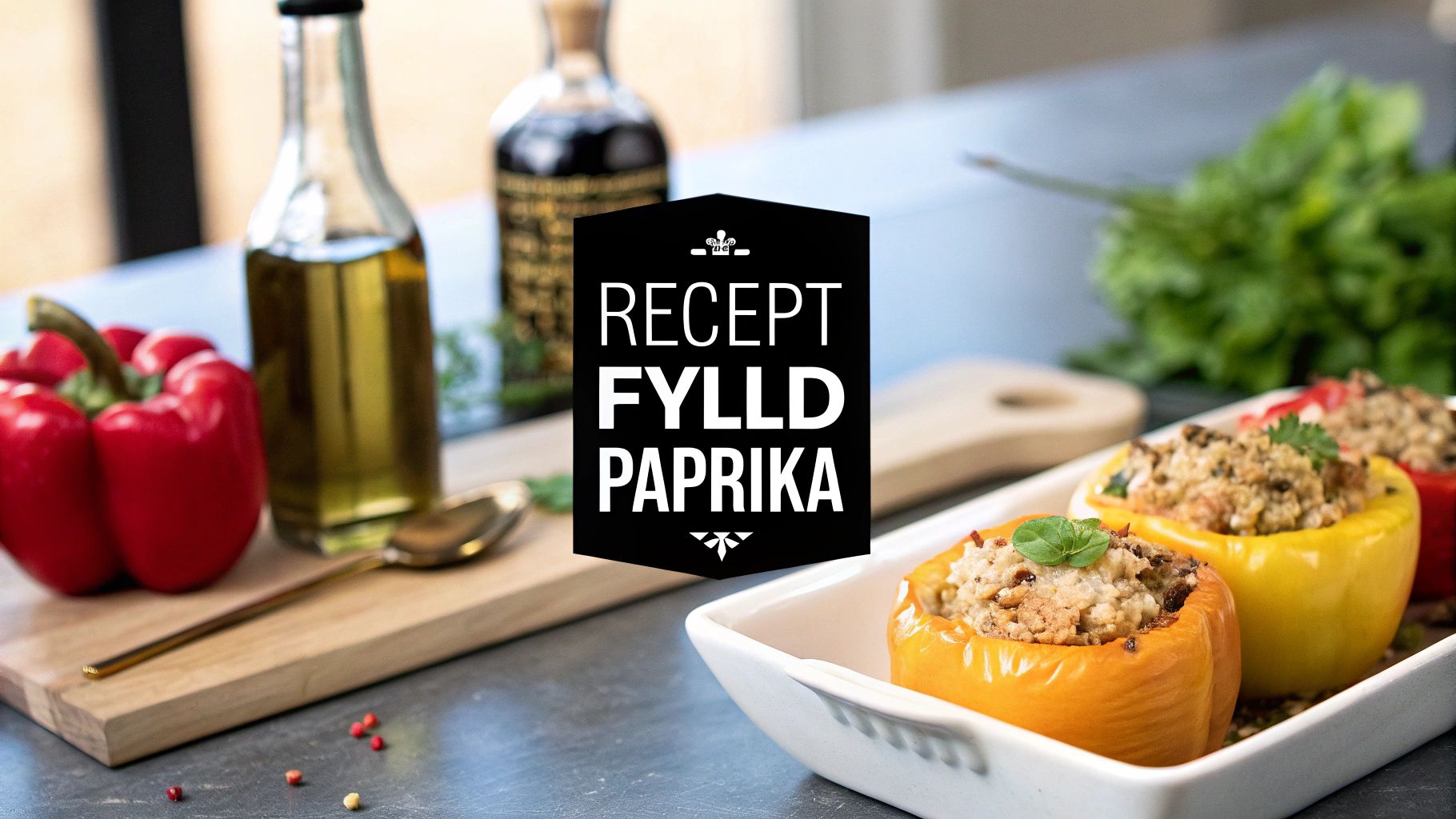 Recept Fylld Paprika – Enkla Steg för Perfekt Måltid