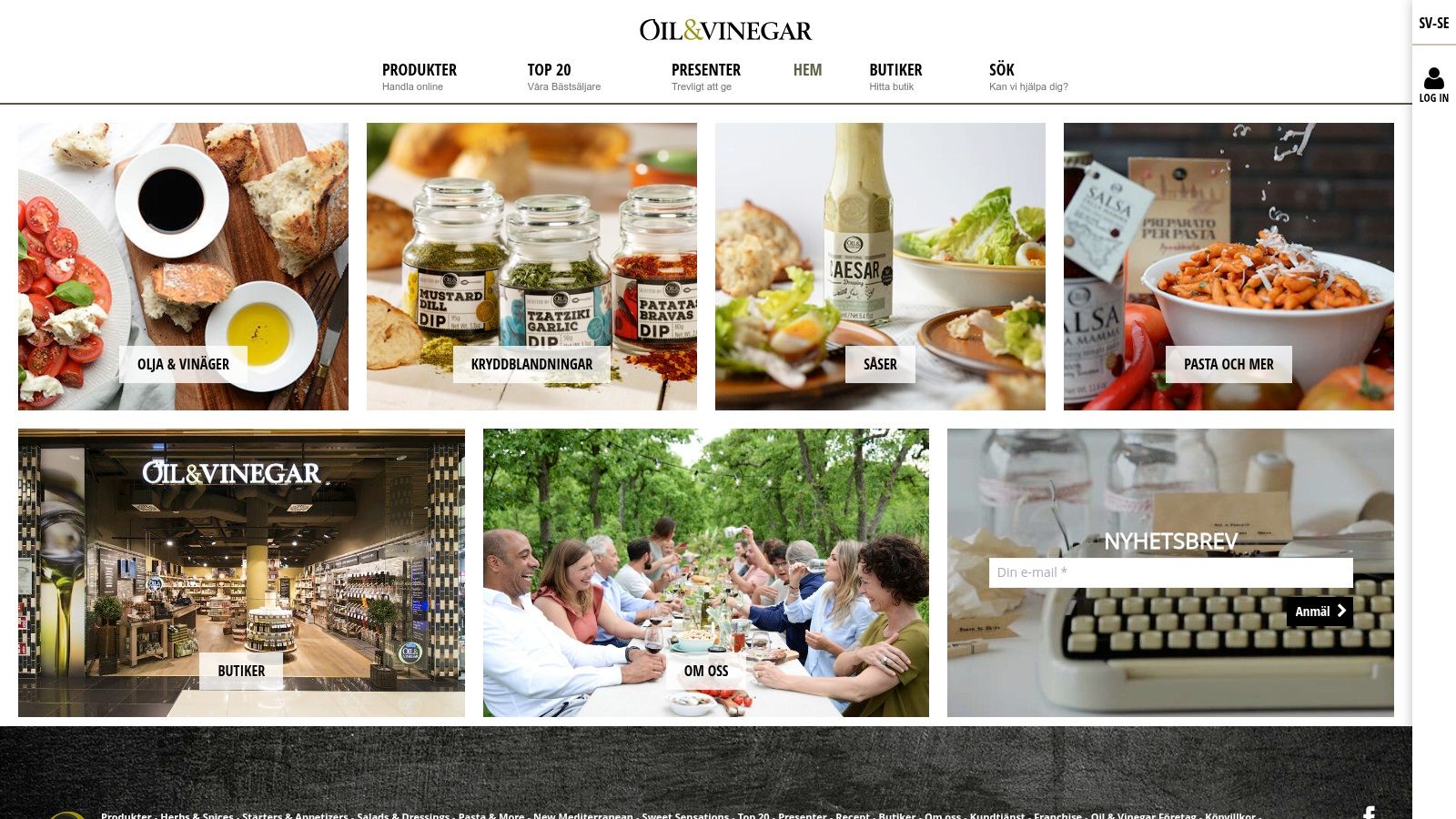Oil & Vinegar – Sverige