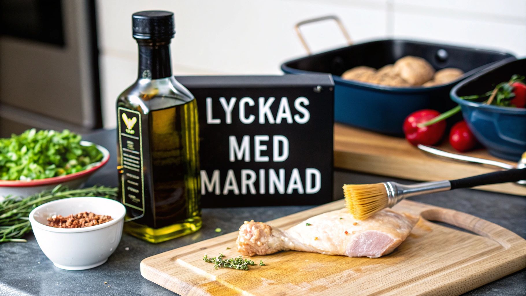 Lyckas med färdig marinad till kyckling
