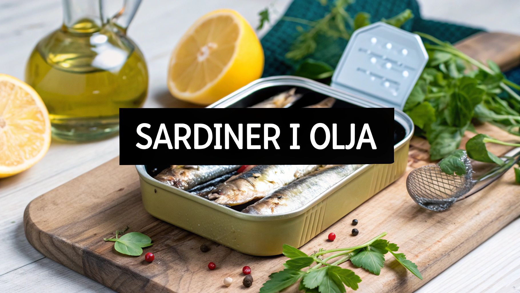 Sardiner i olja – den ultimata guiden