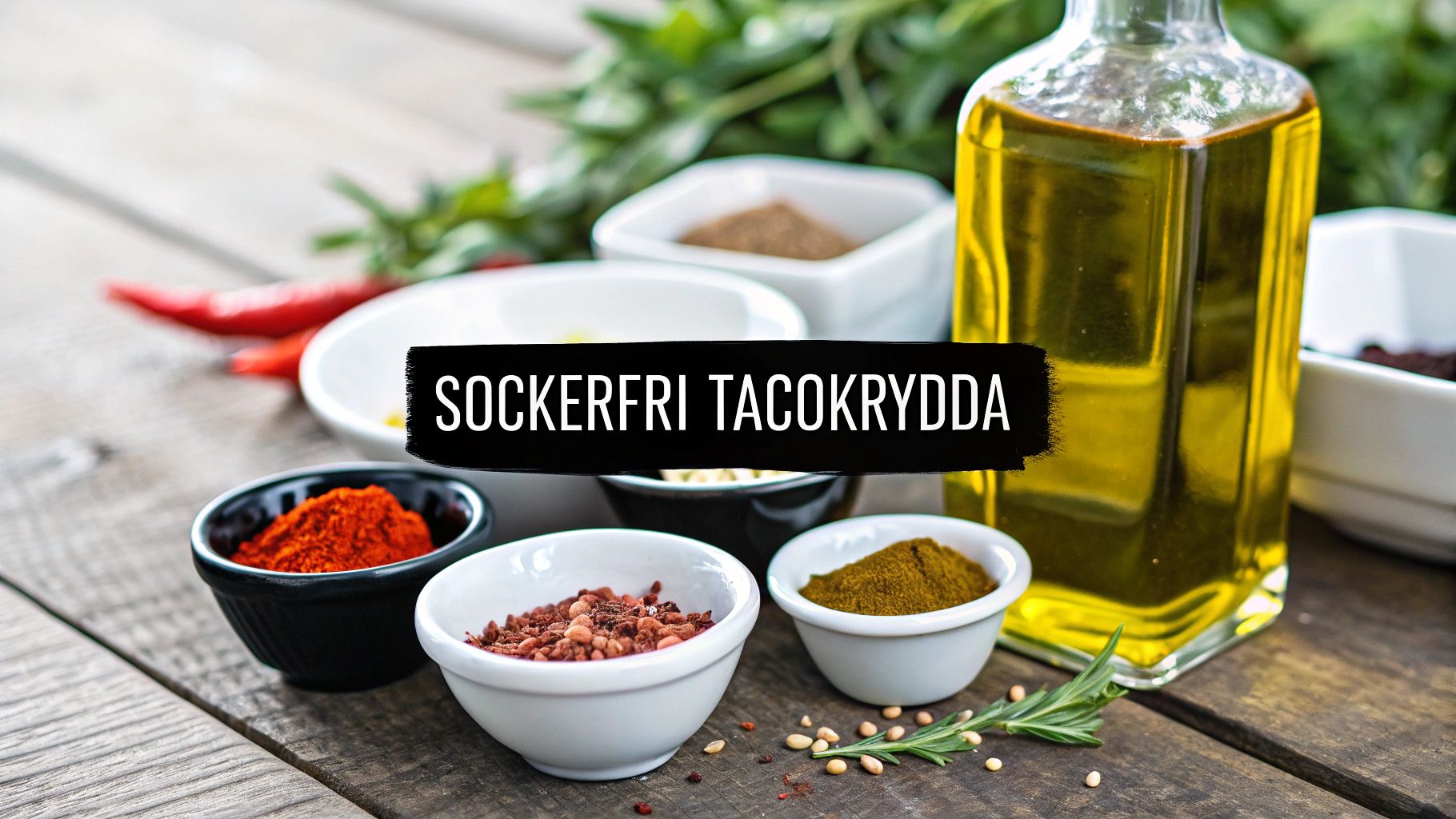 Gör egen tacokrydda utan socker