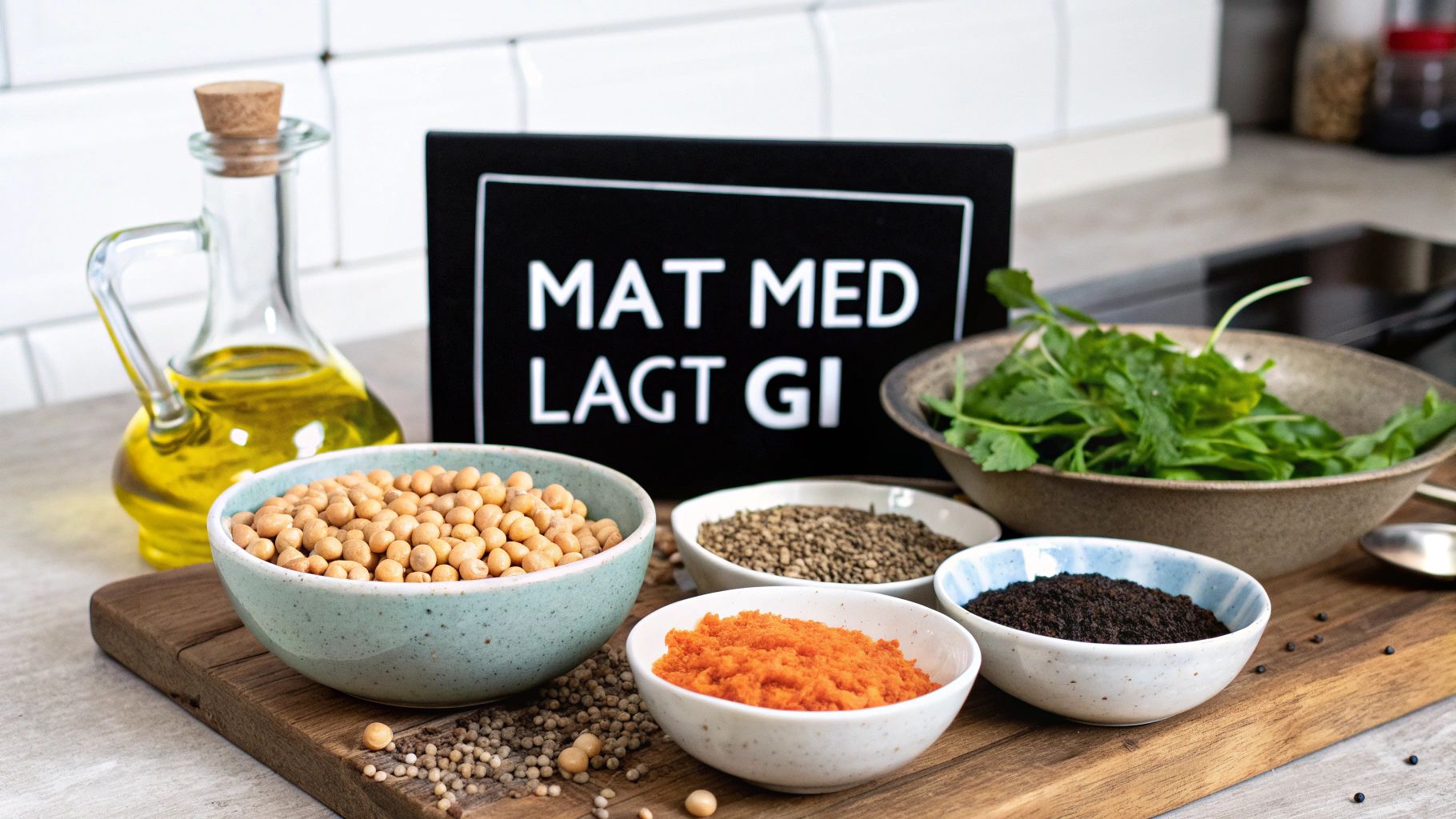En guide till mat med lågt GI för mer energi