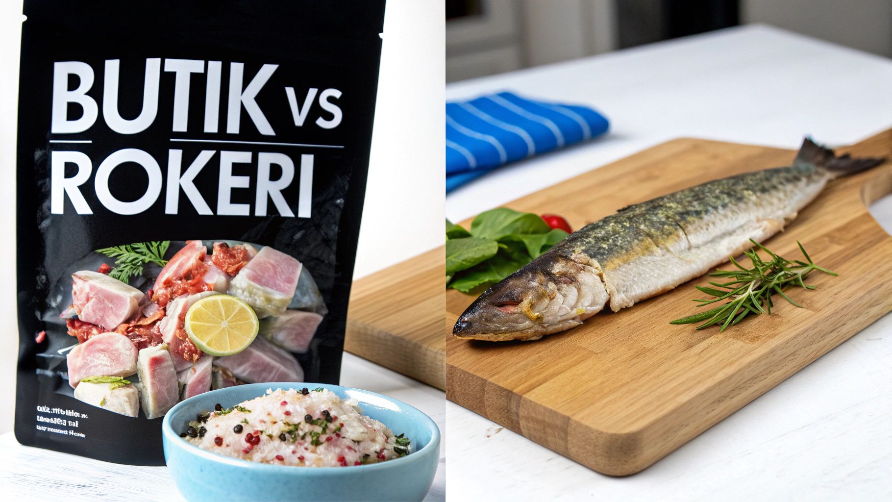 Varmrökt lax med dill och citron.