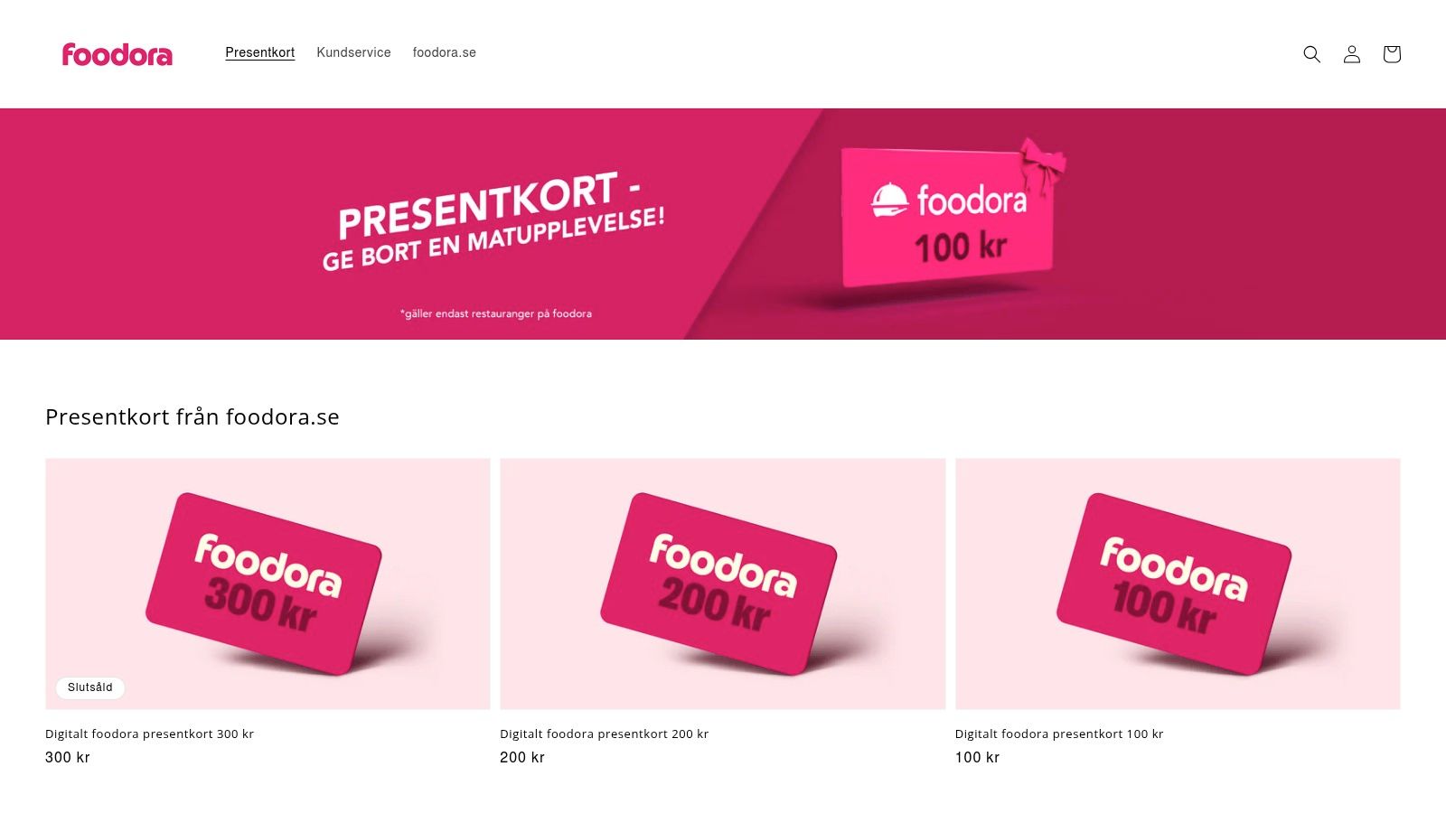 foodora (presentkort)