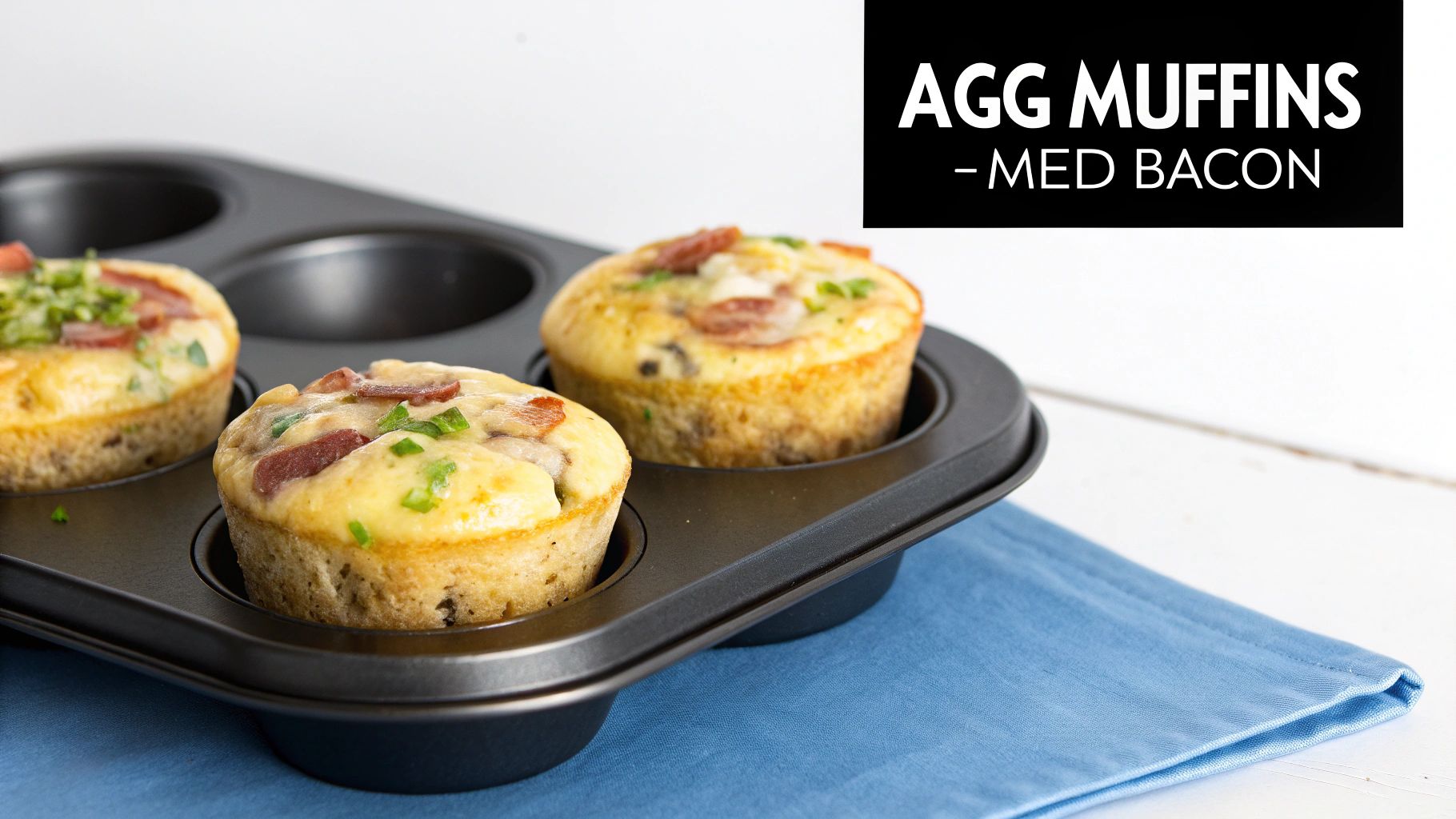 Bacon and Cheese Egg Muffins