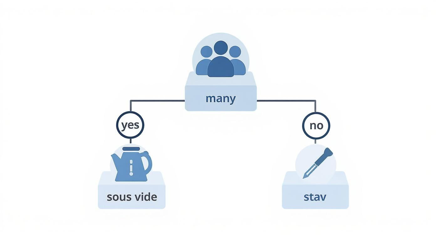 Infographic about bästa sous vide