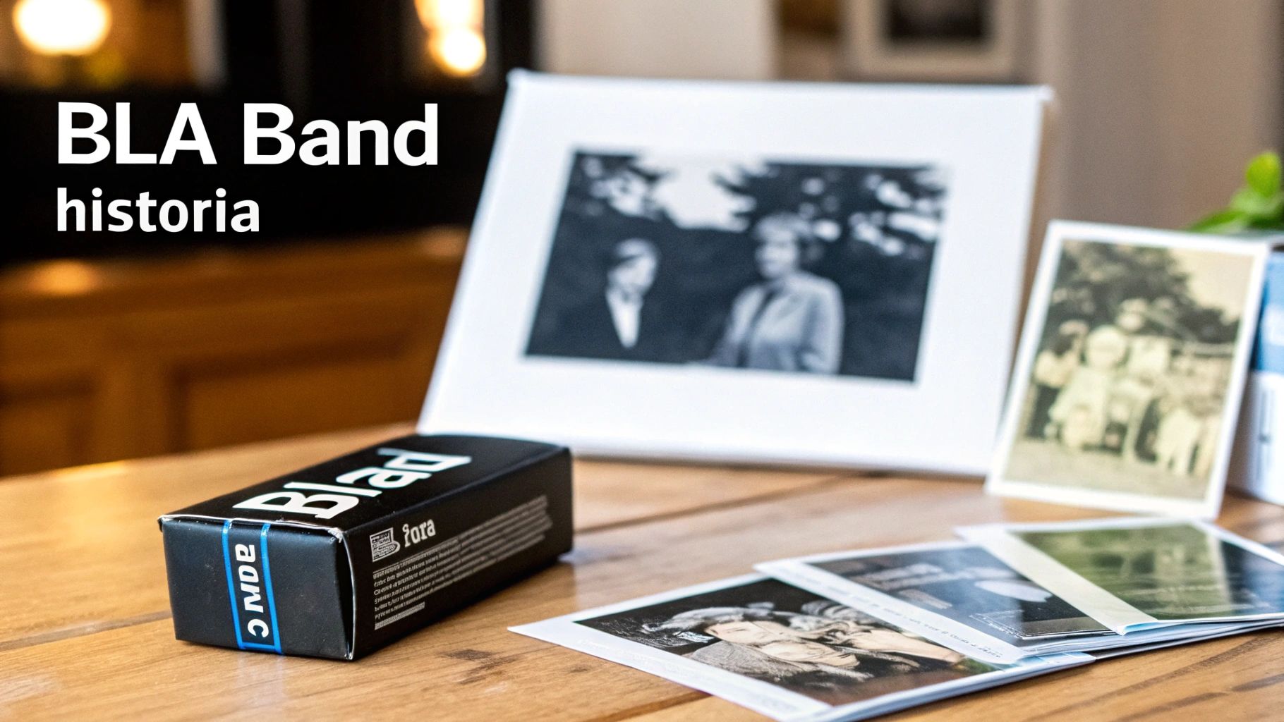 En klassisk förpackning av Blå Band bearnaisesås bredvid en skål med den färdiga såsen.