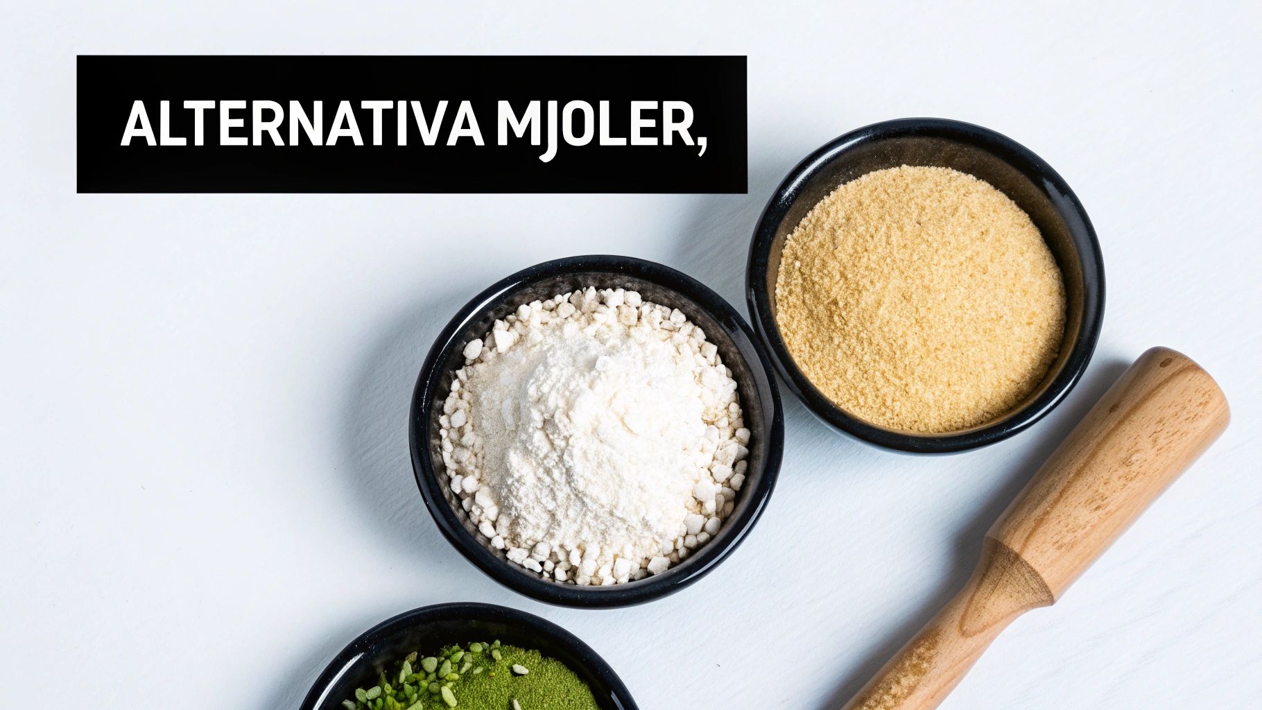 Person som blandar pizzadeg i en skål