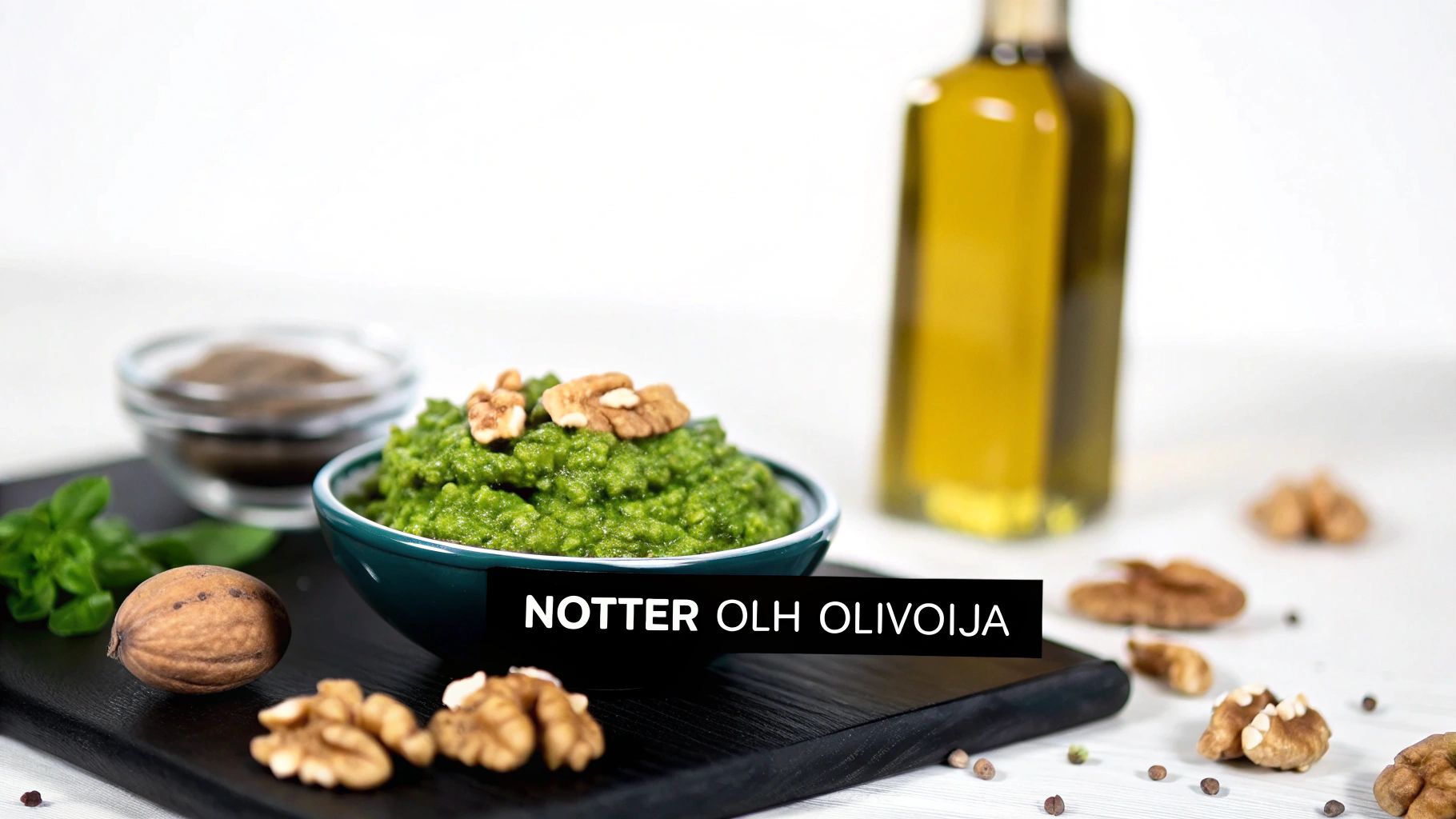 Person som håller i en skål med blandade nötter med skal