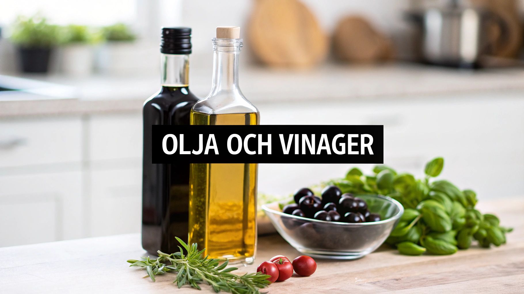 Olja och vinäger den kompletta guiden