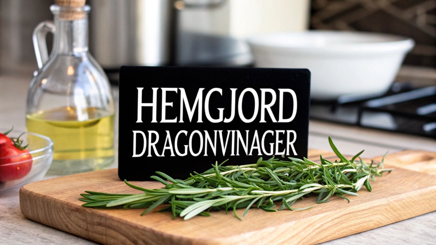 Gör dragonblad i vinäger som ett proffs