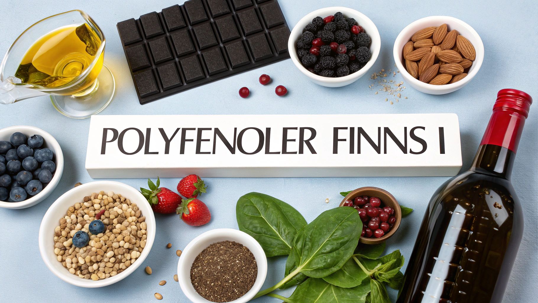 polyfenoler finns i: Topp 10 livsmedel att äta för hälsan