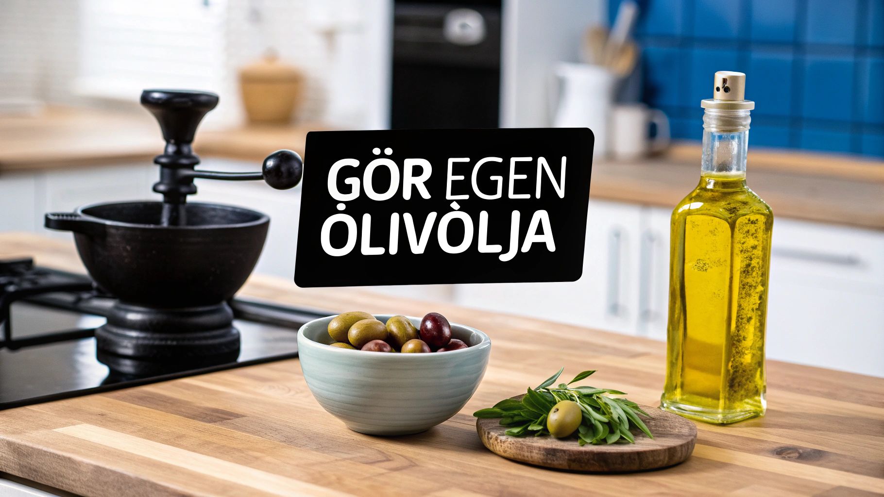 Hur gör man egen olivolja: Lär dig processen steg för steg