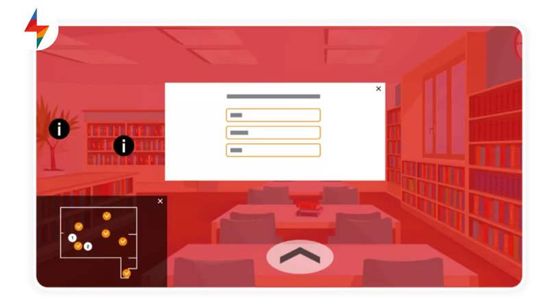 Gepersonaliseerd leertraject met een immersieve simulatie voor praktijkgerichte vaardigheidstraining.