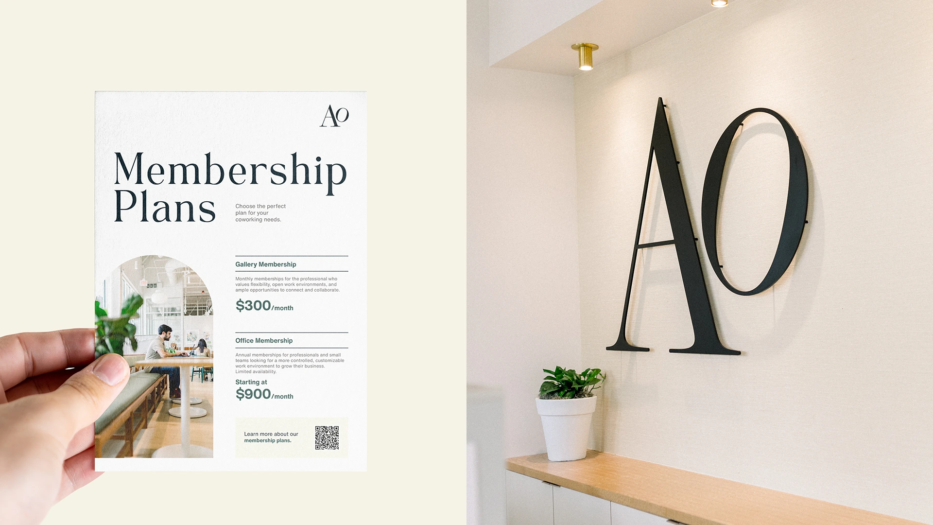 AO Office refreshed brand collateral and membership materials