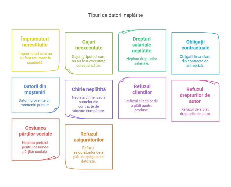 Recuperare creanțe și soluționare pe cale legală - avocat Chiriece