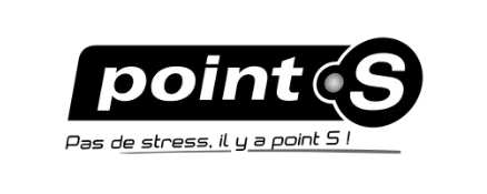 Point S logo with white text on a black background.