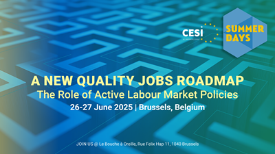 This week: CESI Summer Days 2025 on active labour market policies
