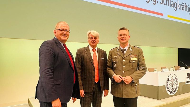 Romain Wolff at the DBwV General Assembly