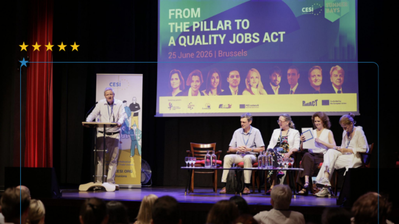 Summer Days 2026: Quality Jobs, Competitiveness and Europe's Social Contract