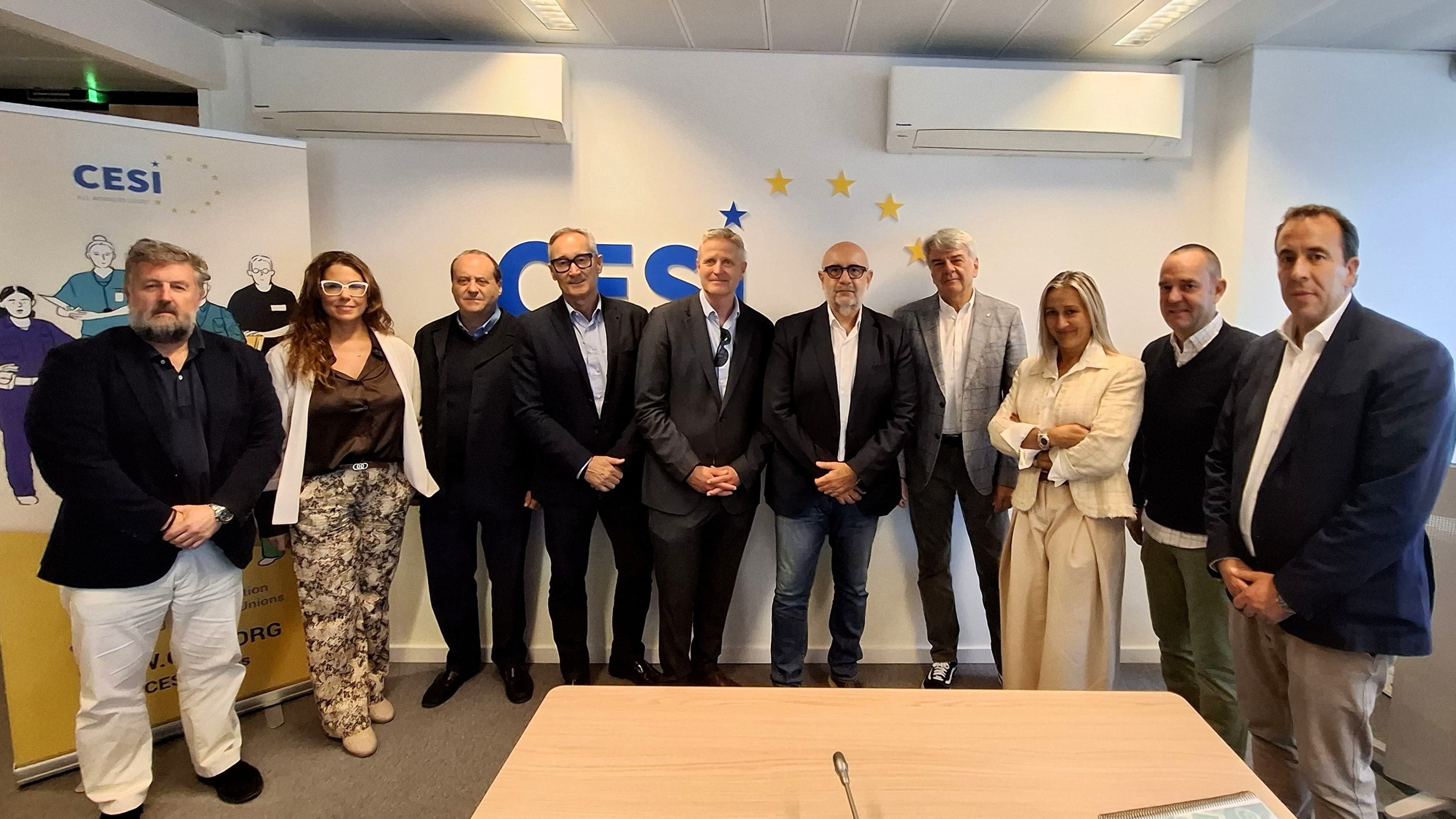 CSIF visits CESI for trade union policy advocacy on the European Pillar of Social Rights